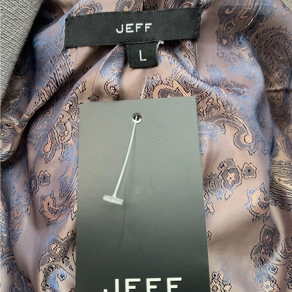 Jeff-The Baltic Nylon Bomber Jacket Mens Size Large Gray Grey MSRP $298 - Picture 5 of 7